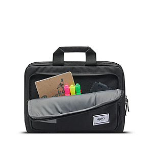 Solo New York 11.6" Chromebook/Laptop Secure-Strap Case Bag $10 + Free S&H