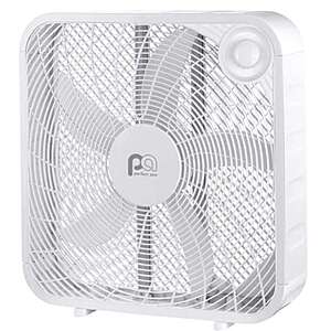 20" Perfect Aire 3-Speed Portable Household Box Fan