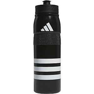 26oz. adidas Stadium Plastic Sports Water Bottle w/ Locking Spout Top (Black) $7 & More