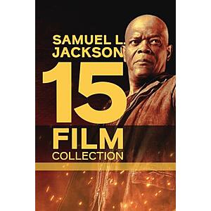 Samuel L. Jackson 15-Film Collection (4K/HD Digital Films) $13 