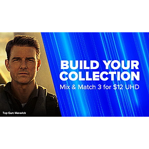 Paramount 4K Digital Films: Interstellar, Top Gun: Maverick, Titanic, The Crow 3 for $12 & Many More
