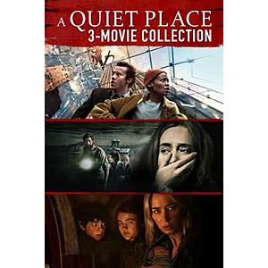 A Quiet Place 3-Movie Collection (4K UHD Digital Films) $8 