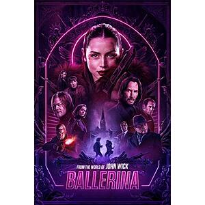 4K Digital Films: John Wick, John Wick: Chapter 2, Wind River, Ballerina $5 & Many More