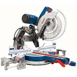 Bosch Glide 12" 15-Amp Corded Dual Bevel Sliding Compound Miter Saw $499 + Free S&H