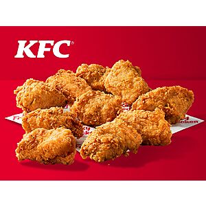 T-Mobile Customers: 10-Pcs KFC Breaded Chicken Nuggets Deal w/ $1+ Purchase Claim Offer via T-Mobile T-Life App (Valid thru 6/23)