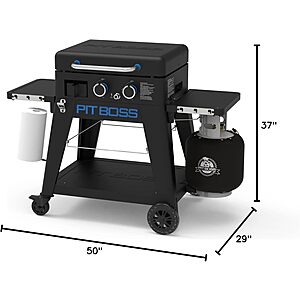 Pit Boss 2-Burner 26,000 BTU Outdoor Propane Gas Lift-Off Griddle $250 + Free S&H