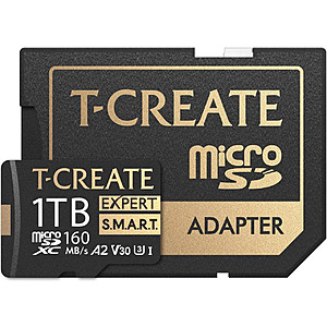 1TB Teamgroup T-Create Expert S.M.A.R.T. microSDXC Memory Card w/ Adapter $90 + Free S&H