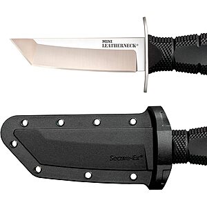 Prime Members: Cold Steel 3.5" Mini Leatherneck Fixed Blade Knife w/ Sheath $18.80 + Free S&H