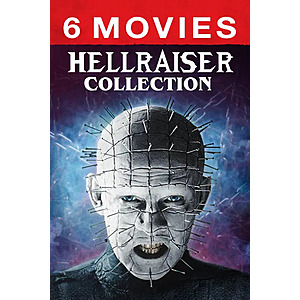 Hellraiser III-VIII 6-Movie Collection (4K/HD Digital Films) $8 