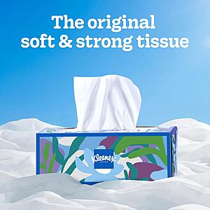 Select Amazon Accts: 8-Pk 200-Ct Kleenex Trusted Care 2-Ply Facial Tissues $11.40 w/ S&S