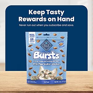 Blue Buffalo Bursts Crunchy & Creamy Chicken Cat Treats