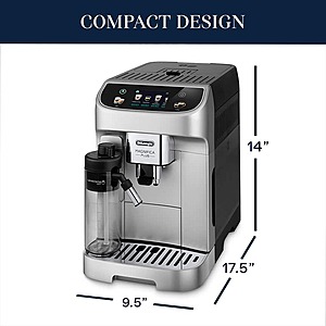 DeLonghi Magnifica Plus Fully Automatic Espresso Machine (Silver/Black) $720 + Free S&H