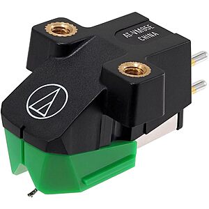 Audio-Technica VM95 Series Dual Moving Magnet Turntable Cartridge (Green) $49 + Free S&H
