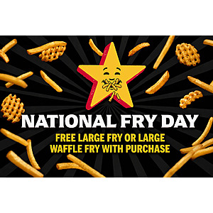 National French Fry Day/Offers (various restaurants) Free w/ Purchase (Valid 7/10 Only)