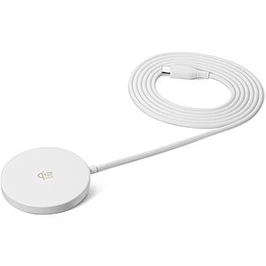 Amazon Basics 25W Qi2.2 Certified Wireless Charging Pad (White)