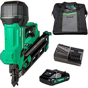 Metabo HPT 18V MultiVolt Tape Framing Nailer Kit With MultiVolt 5/2.5Ah Battery