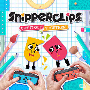 Snipperclips: Cut It Out Together! (Nintendo Switch Digital Game) $10 