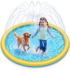 Sloosh Non-Slip Outdoor Sprinkler Splash Pad