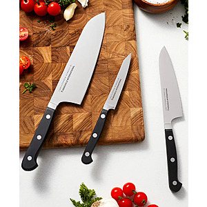 3-Pc Henckels International Classic Christopher Kimball Collectors Cutlery Set
