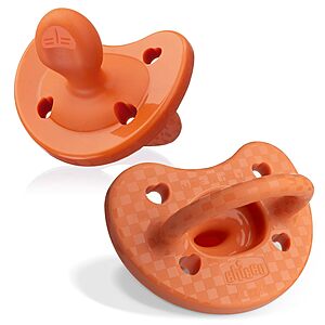 2-Pk Chicco PhysioForma Luxe Pacifier for Babies 16-24 Months (Terracotta)