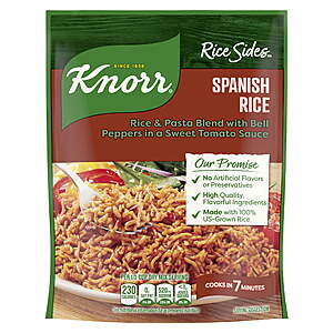 12-Pk 5.6oz. Knorr Rice Sides Pouch (Spanish Rice) $5.20 + Free S&H on