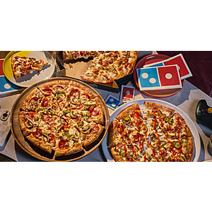 Domino's Pizza Restaurant: All Domino's Regular Menu-Priced Pizzas 50% Off (Valid thru 6/2)
