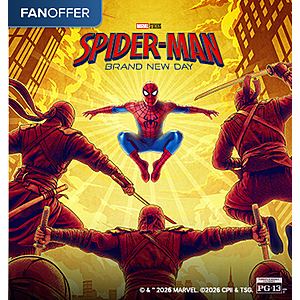 Spider-Man: Brand New Day (2026) Movie Tickets (Up to $15 Off Ticket Price/Fees) B1G1 Free (Valid 8/10 Only)