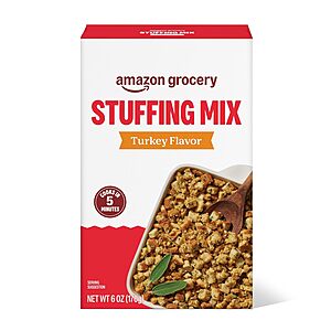 6oz. Amazon Grocery Stuffing Mix (Turkey Flavor) $0.90 or Less w/ S&S