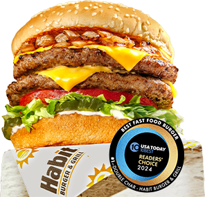 Habit Burger & Grill Offer: Habit Double Char Burger (w/ or w/o Cheese) Free w/ Any $10+ Purchase (Valid thru 8/18)