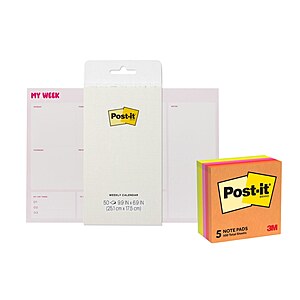 Staples Easy Rewards Offer: All Post-It Products: Note Pad, Post-It Notes & More 100% Back Rewards/Points w/ Rewards Offer + Free Pickup
