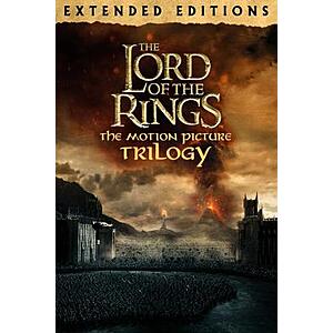 The Lord of the Rings Trilogy: Extended Editions (4K UHD Digital Films)