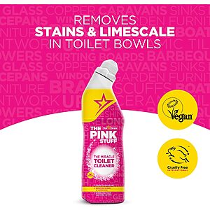 Stardrops The Pink Stuff Miracle Toilet Clinging Gel Cleaner