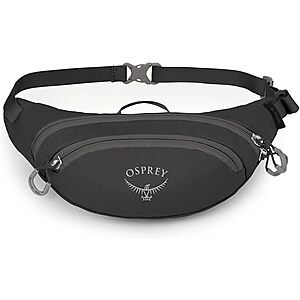 Osprey Daylite Mini Waist Pack w/ Crossbody Shoulder Carry Option (Black) $15 