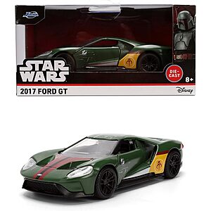 Jada Star Wars Boba Fett 2017 Ford GT Die-Cast Collectible Car (1:32 Scale) $11.85 