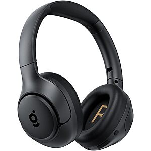 wegear Hybrid Active Noise Cancelling Wireless Over-Ear Headphones (Black)