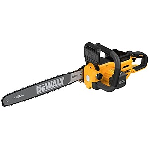 Select Home Depot Stores: DeWALT 60V 20" Flexvolt Max Brushless Chainsaw w/ Case $251 (Pricing/Availability May Vary)