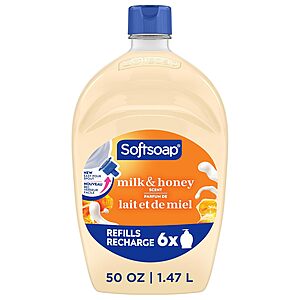 50oz. Softsoap Liquid Hand Soap Refill Bottle (Milk & Honey Scent)