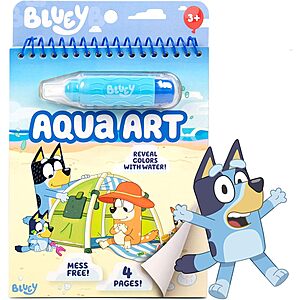 Bluey Aqua Art Reusable Activity Pages w/ Water Pen
