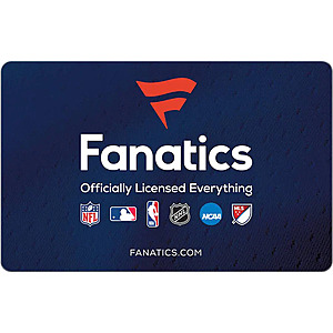 $100 Fanatics eGift Card (Email Delivery) $85 