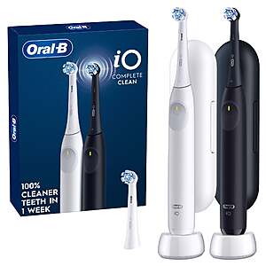Costco Members: 2-Pk Oral-B iO Series 2 Complete Clean Electric Toothbrush $70 + $6 S&H