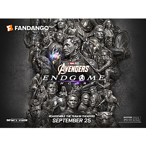 Disney Perks Offer for Disney+ Subscriber: $10 Off Fandango Movie Ticket to see Avengers Endgame: Encore (2026)