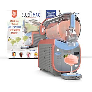 Ninja Slushi Max Smart Frozen Drink Mixer w/ 150oz. XL Capacity Vessel (Peach) $330 + Free  S&H