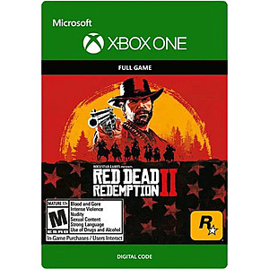 Red Dead Redemption 2 (Xbox One Digital Code) $13.49 via Newegg