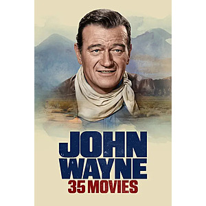 John Wayne 35-Movies Collection Bundle (4K/HD Digital Download)