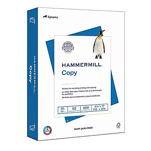 10-Ream 8.5"x11" Hammermill Copy Plus Printer Paper (5000-Sheets/Carton) $40 + Free S&H