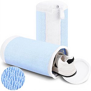 Chenille Shoe Washing Bags