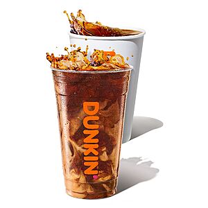 Dunkin' Donuts Offer: Dunkin Donuts Medium Hot or Iced Coffee Beverage Free w/ Any Purchase (Valid 9/29 Only)