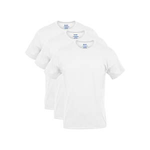 3-Pk Men's Gildan Cotton Stretch Crewneck Tee in White (Small or Medium) $5.65 + Free S&H on $35+
