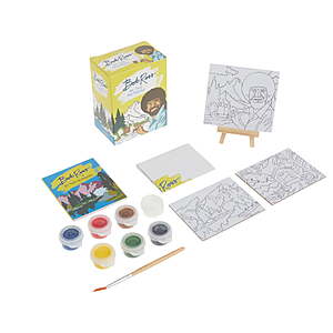 Prime Members: Bob Ross by the Numbers Miniature Canvas Painting Art Kit $6.65 + Free S&H
