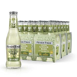 Select Amazon Accts: 24-Pk 6.8oz. Fever-Tree Ginger Beer Beverage Drink Bottles $21.85 w/ S&S
